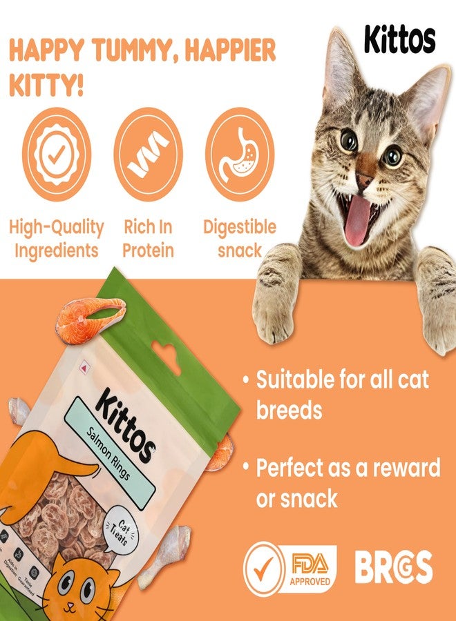 Trixie Combo of Trixie Solitaire Strategy Game Interactive Cat Toy and 3 Pack of Kittos Nutrient Rich Salmon Rings Cat Treats for Training, 35 g Each - Image 5